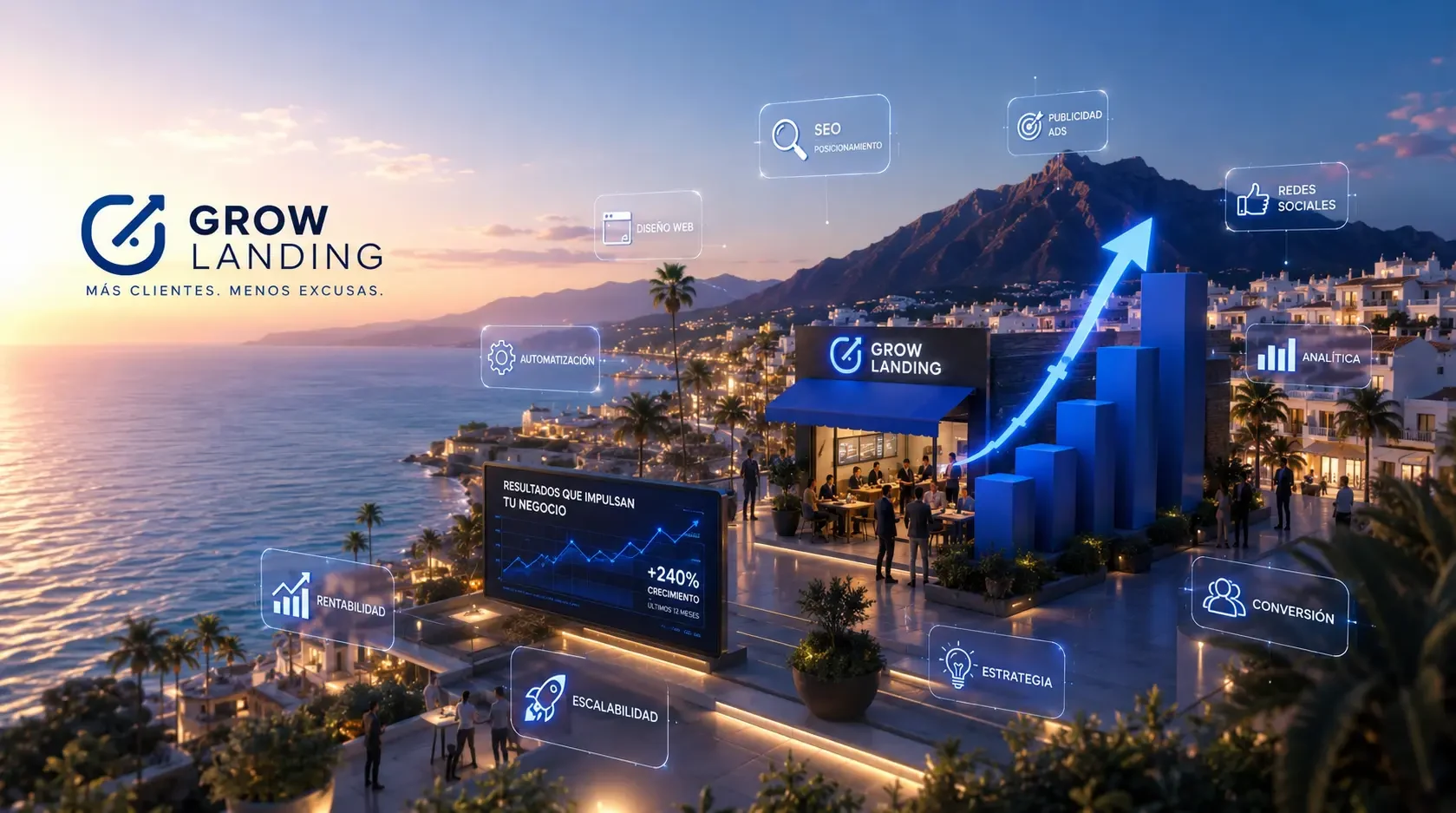 Agencia digital en Marbella: resultados de SEO, publicidad, redes sociales y automatización para hacer crecer tu negocio